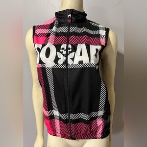 Betty Designs Squad 21 Lightweight Cycling Vest Jersey Full Zip Womens Medium